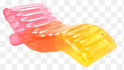 Rainbow Chaise Lounger - Funboy Lounger Emoji,Emoji Plastic Floaties Png