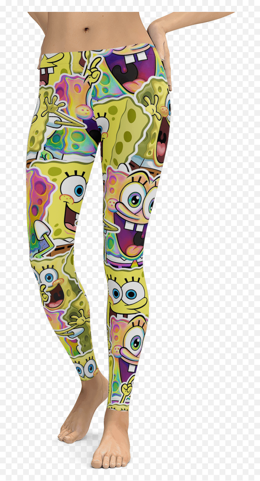 Spongebob Leggings - Trump Leggings Emoji,Pullover With Emojis