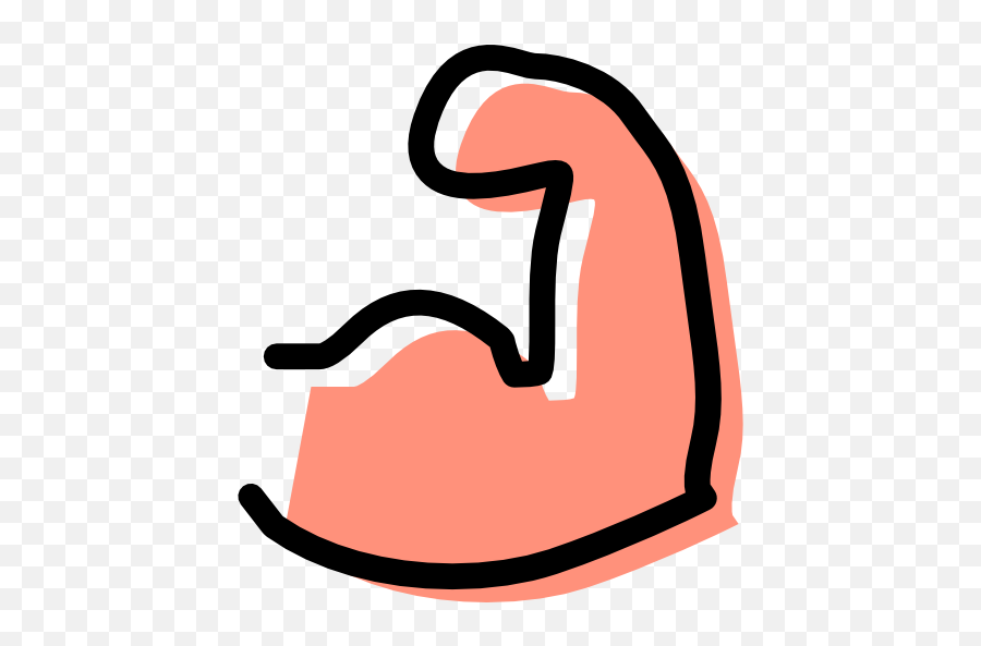Clip Art - Free Icon Library Desporto Icon Emoji,Muscle Arm Brown Emoji