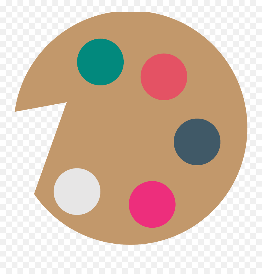 Artist Palette Emoji Clipart Free Download Transparent Png,Painting Emoji