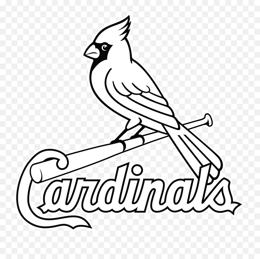 Cricut St Louis Cardinals Logo Svg - St Louis Cardinals Logo Black And White Emoji,Red Cardinal Bird Emoji