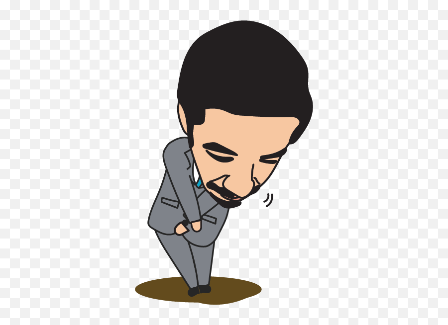 Businessman - Bowing Clipart Full Size Clipart 2683828 Business Man Bowing Clipart Emoji,Taking A Bow Emoji