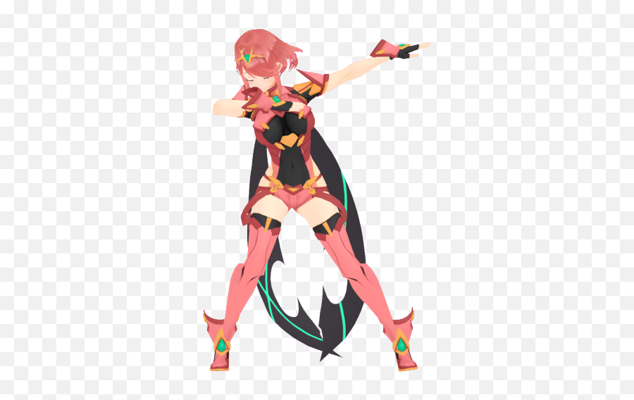 Pydab The Dab Know Your Meme - Pyra Dabbing Emoji,Xenoblade Chronicles X Emotion Commontion