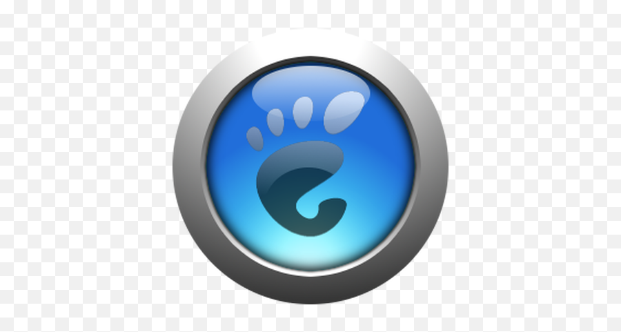 Blue Gnome Start Button - Start Button Linux Png Emoji,Terminator Emoticons
