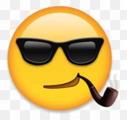 Telegram Sticker 2 From Collection Emoji,Guy Putting On Shades Emoticon
