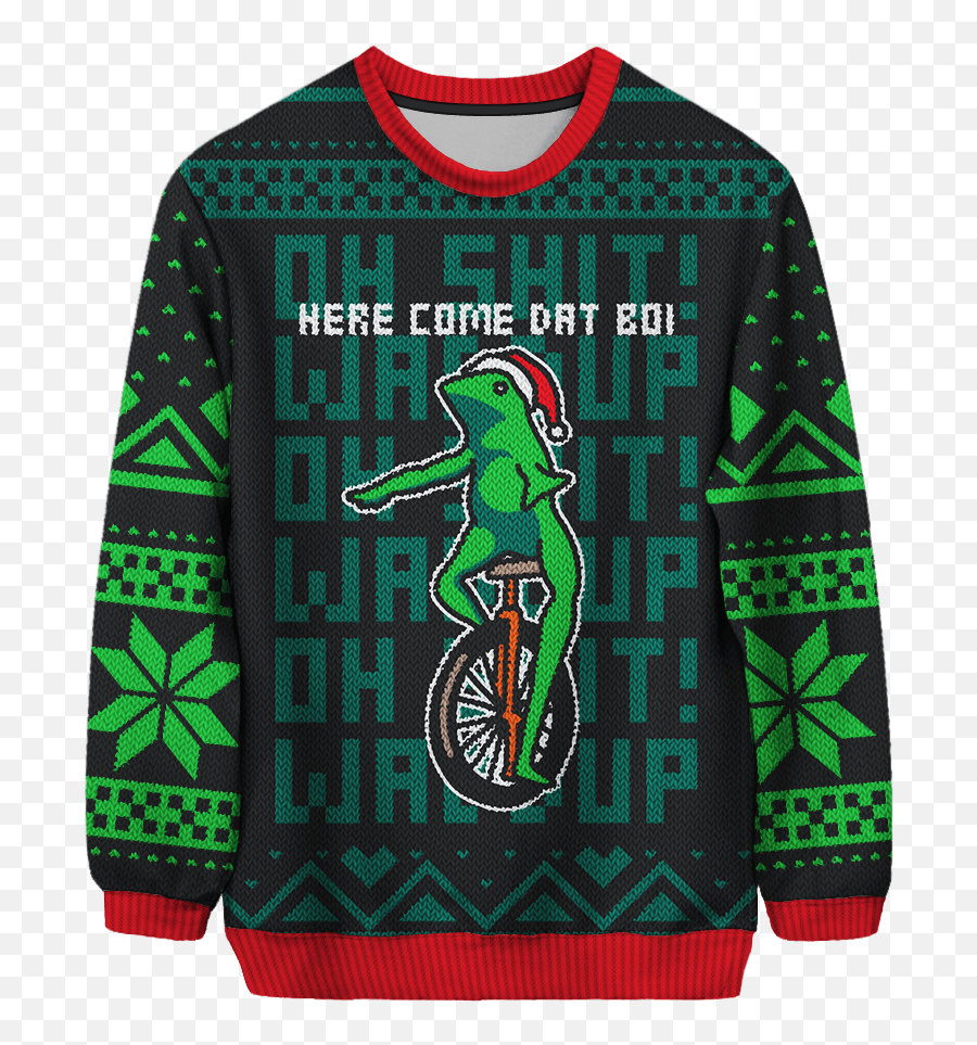 7 Meme - Themed Ugly Christmas Sweaters That Will Remind You Emoji,Sans Emotions Meme