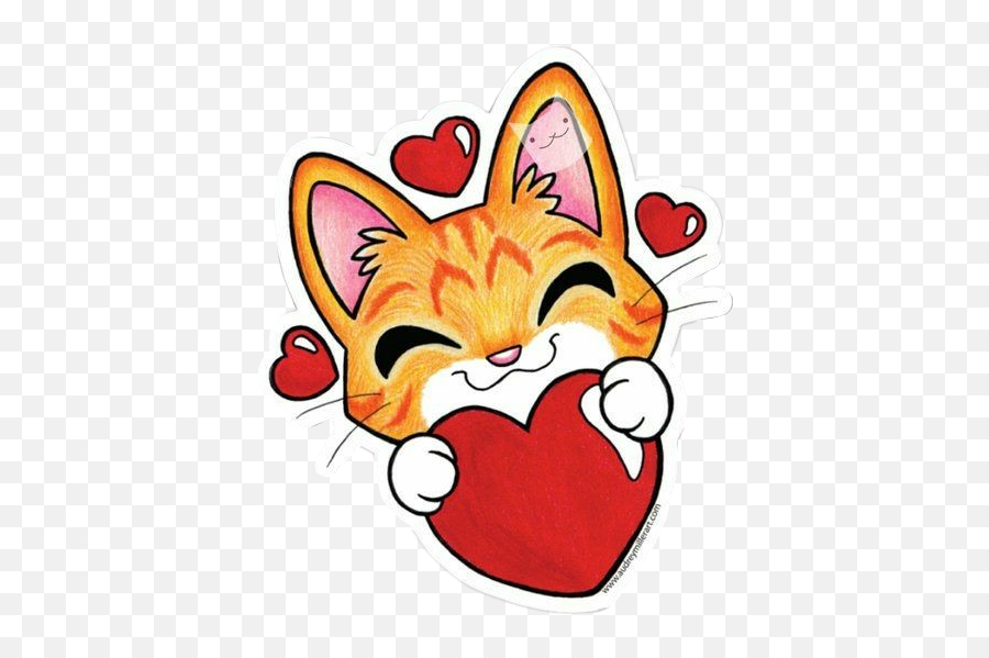 Loveit Lovemycat Cat Kittycat Sticker By Aliciacoleman9 Emoji,Tabby Cat Emoji