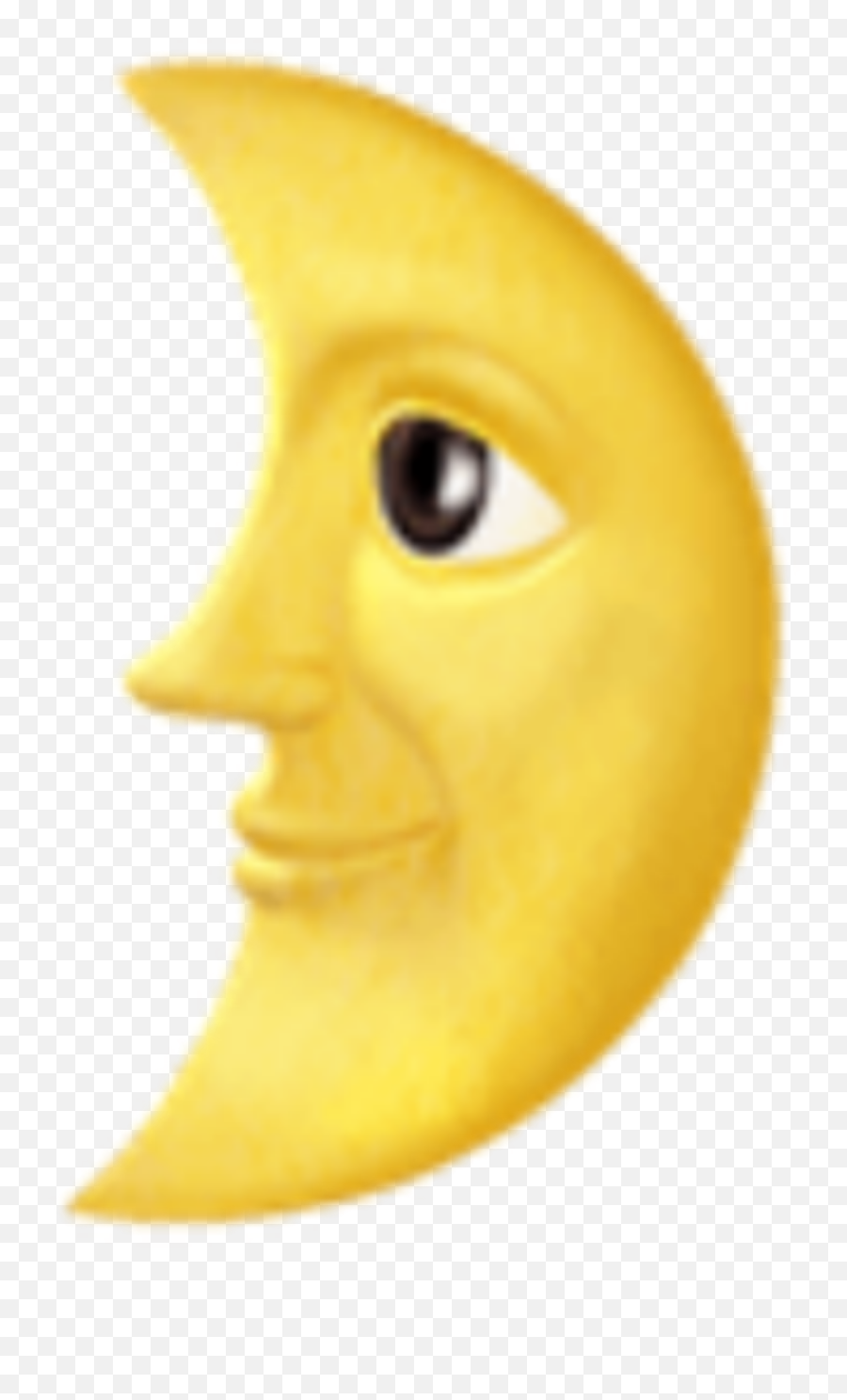 Iphoneemoji Emojiiphone Emoji Moon Image By Manuk,Waxing Moon Emoji