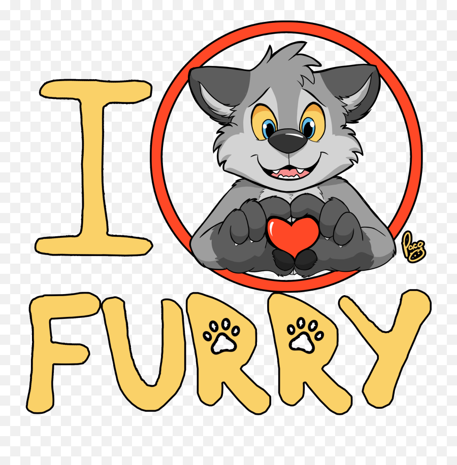 Cute Love Furry Png Image With No - Love Furry Png Emoji,Furry Emoji