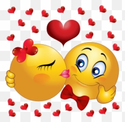 Pin - Happy New Year Stickers On Whatsapp Emoji,Kiss Emoji