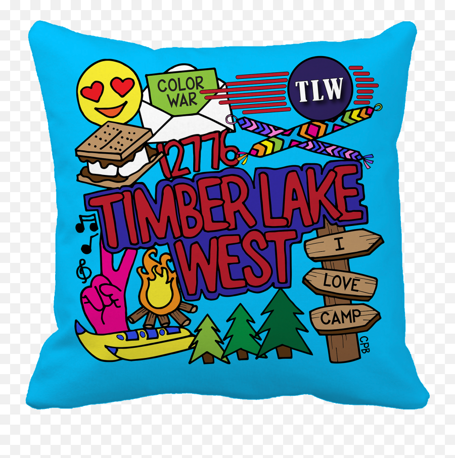 Camp Collage Pillows - Decorative Emoji,Emoji Pillow At Walmart