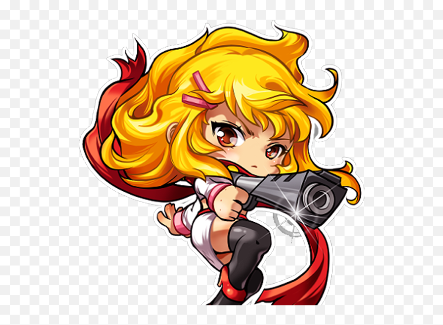 Cute Chibi Anime Chibi - Maplestory Starling Emoji,Blade And Soul Emoticons