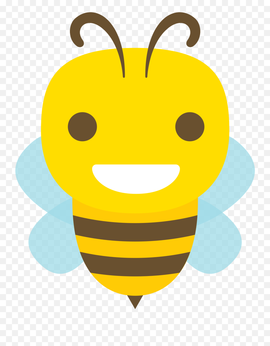 Free Emoji Bee Cartoon Laugh Png With Transparent Background - Transparent Angry Bee,Laugh Emoji Transparent