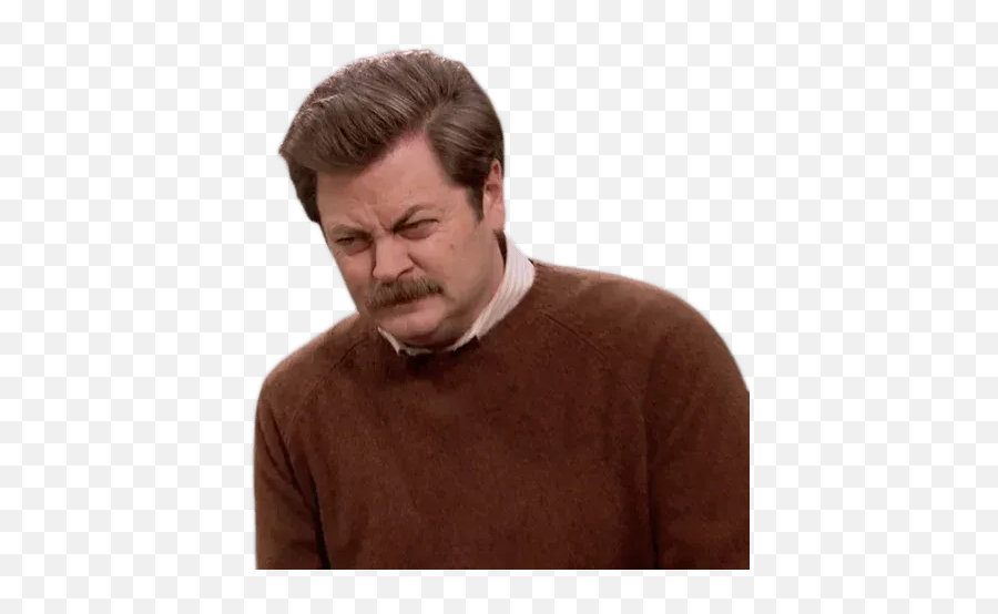 Stickers Cloud - For Men Emoji,Ron Swanson Emotions