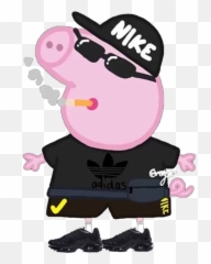 Aussiepeppapig Peppapig Sticker - Eshay Aussie Peppa Pig Emoji,Peppa Pig Emoji