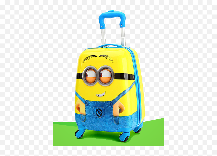 Kids Luggage Suitcases Travel Bags - Hand Carry Bag For Kid Emoji,Emoji Backpack For Boys
