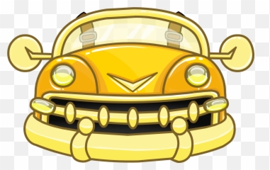 Flying Clipart Car - Gold Car Clipart Emoji,Car Mask Emoji