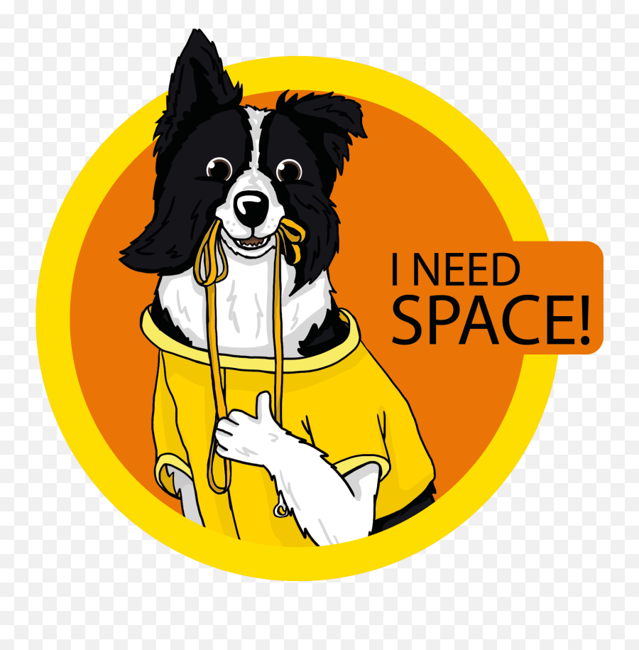 Reactive Dogs - Need More Space Colliemoji Dogs Need Space,Dog Emoji App