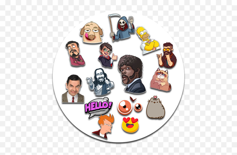New Stickers For Whatsapp - Beppe Maniglia Emoji,Futurama Emoticons