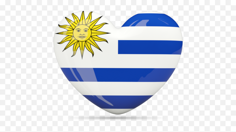 Flag Icon Of Uruguay At Png Format - Uruguay Heart Flag Emoji,Argentina Flag Emoji Iphone
