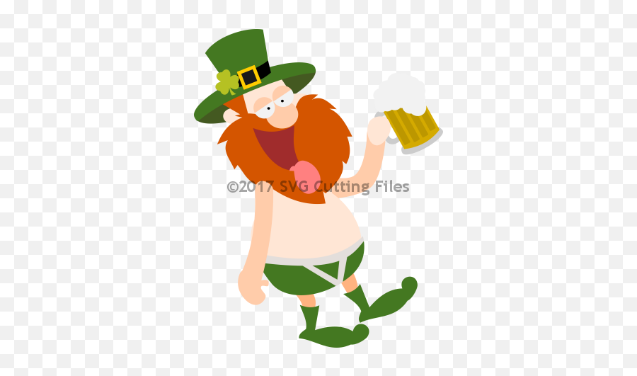 Svg Cutting Files - Svg Files For Silhouette Cameo Sure Cuts Drunk Leprechaun Svg Emoji,Dancing Leprechaun Emoji