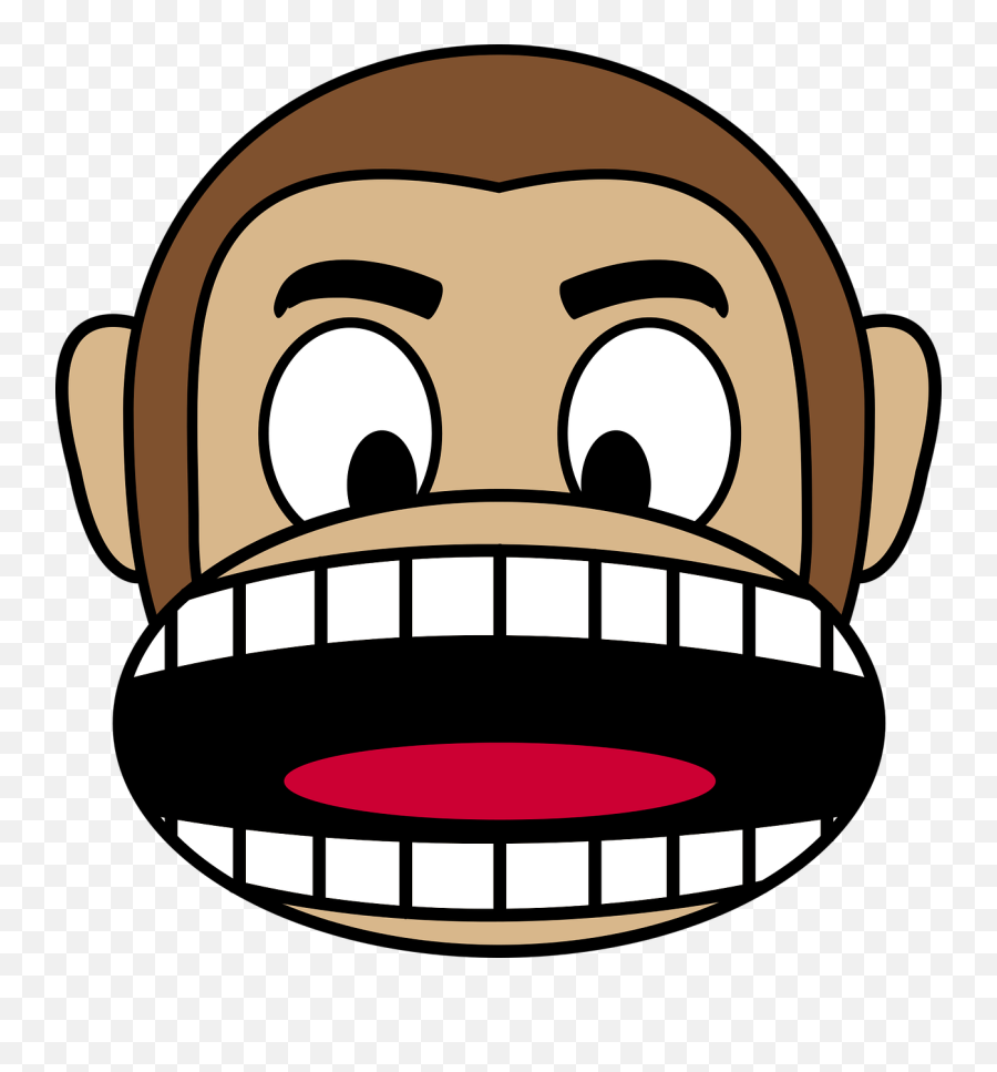 Angry Public Domain Image Search - Freeimg Monkey With Mouth Open Clipart Emoji,Rage Emoji
