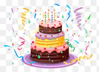 Happy Birthday Cakes - Happy Birthday Cake Clip Art Emoji,Pastel De Emojis