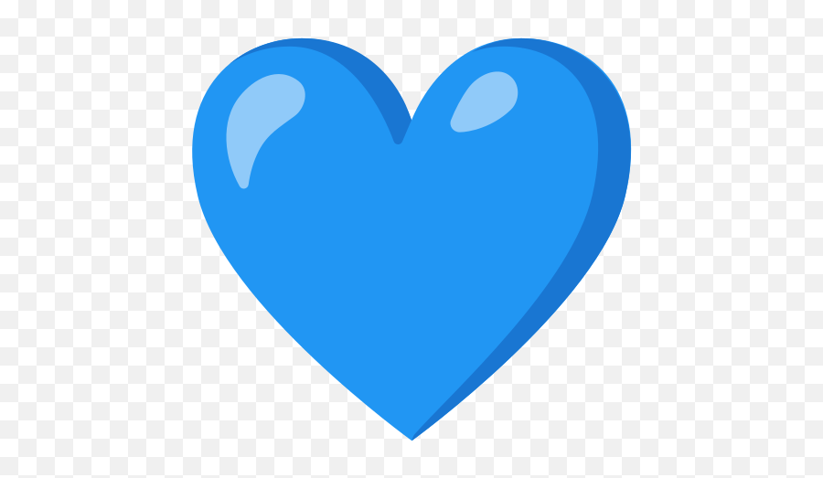 Blue Heart Emoji - Coração Azul Emoji,What Does The Blue Heart Emoji Mean