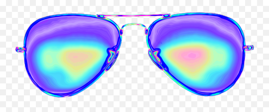Glasses Glass Aviators Sticker - Sunglasses Vaporwave Png Emoji,Sunglasses Emoji Wallpaper