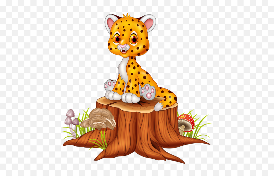 Cheetah Cartoon - Elephant Happy Birthday Cartoon Emoji,Puss In Boots Emoticon