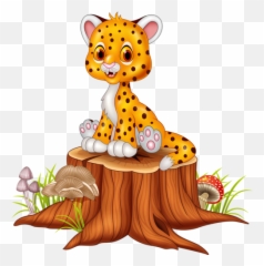 Cheetah Cartoon - Elephant Happy Birthday Cartoon Emoji,Puss In Boots Emoticon