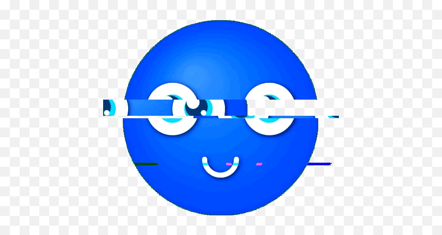 Hat University Sticker By Université De Montréal For Ios - Blue Happy Face Gif Transparent Emoji,Chapeau Emoticon