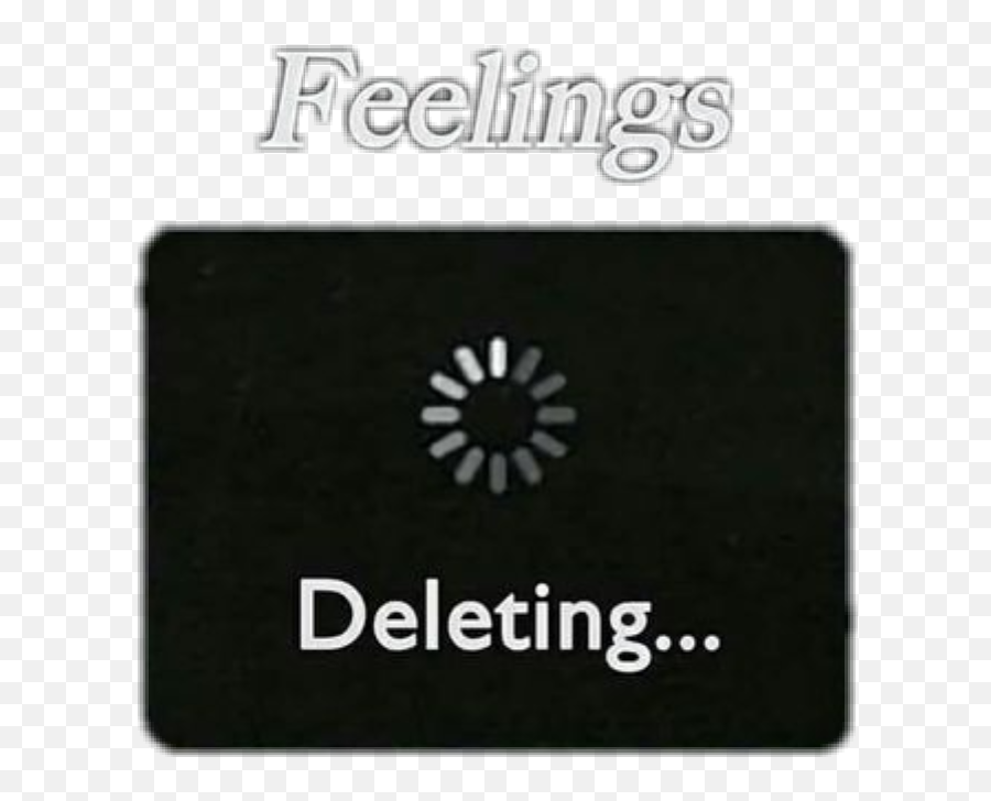 Depri Feeling Feelings Delete Sticker - Dot Emoji,The Emotions What Do The Lonely Do