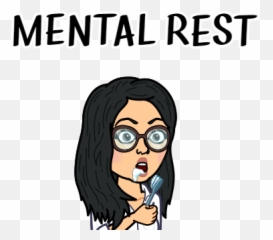 I Needed A Rest - Hair Design Emoji,I'm In A Glass Case Of Emotion Animation