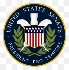 Free State Senator Cliparts Download - President Pro Tempore Of The Senate Seal Emoji,Emoticons Presiden