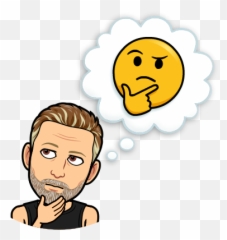 January - Bitmoji Thinking Emoji,Emoticons Breading