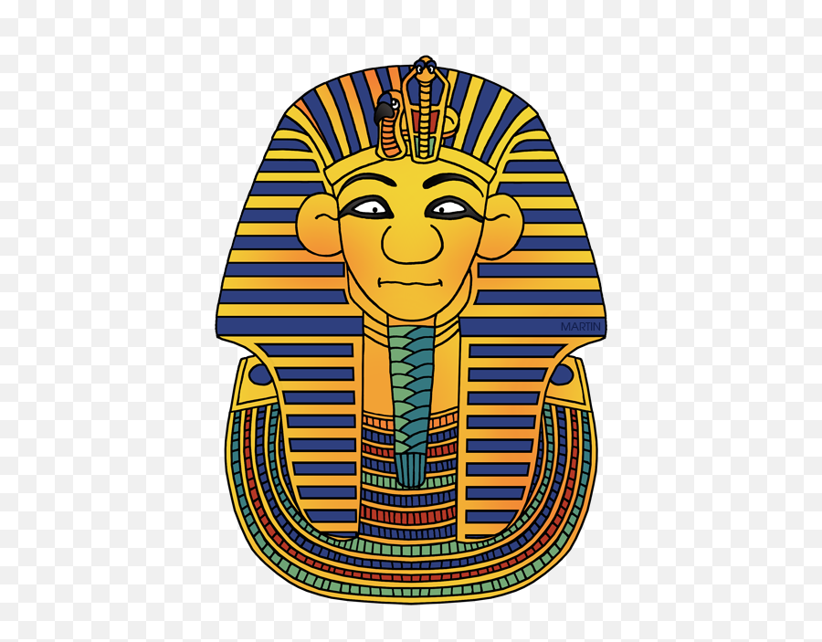 Ancient Egypt Clipart - Tutankhamun Art Emoji,Ancient Egyptian Emoticon