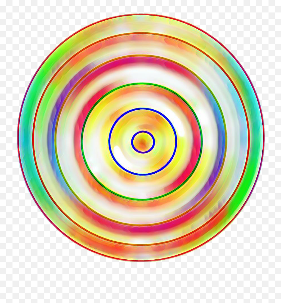 Rainbow Circles Circle Colorful Sticker By Leah Htc - Color Gradient Emoji,Htc Emojis