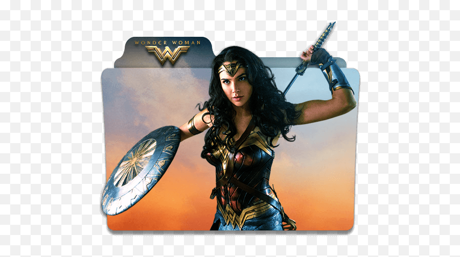 Wonder Woman Folder Icon - Some Cool Superhero Suits Emoji,How To Download Wonder Woman Emojis