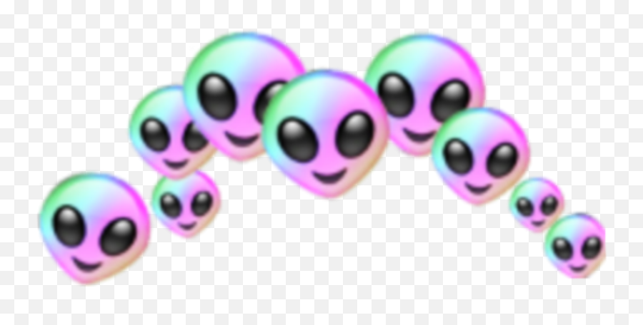 Emoji Crown Emojicrown Sticker - Dot,Aliens Emoji