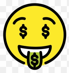 Money - Smile Face Dollar Emoji,Money Emoji