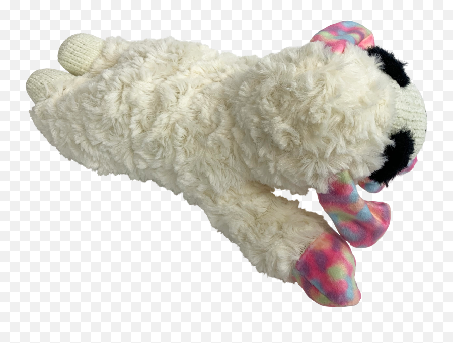 Multipet Lamb Chop Plush Dog Toy Medium 105 - Dog Toy Emoji,Emojis Plushie