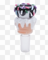 Ice Cream Bong Bowl 14mm - Ice Cream Bowl Piece Emoji,Ice Cream Mint Emojis