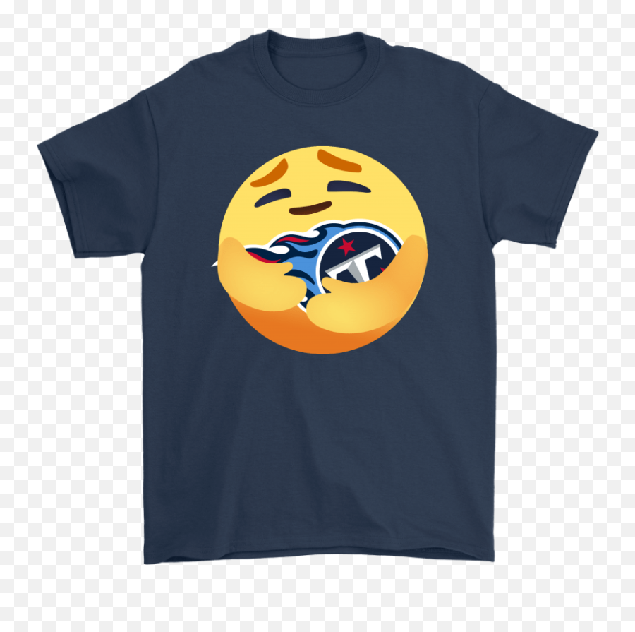 Love The Tennessee Titans Love Hug Facebook Care Emoji Nfl - Too Busy Playing Fortnite Shirt,Coughing Emoji