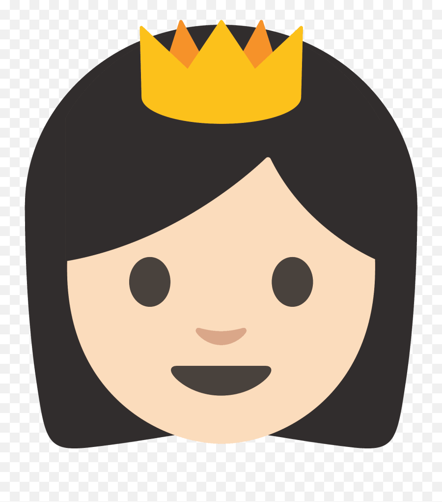 Princess Emoji Clipart - Woman Emoji,Queen Emojis