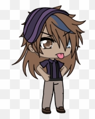 Gacha Gachalife Ethan Boy Kid Funny Sticker By Shadow - Fictional Character Emoji,Gacha Heartless Boy With Emojis