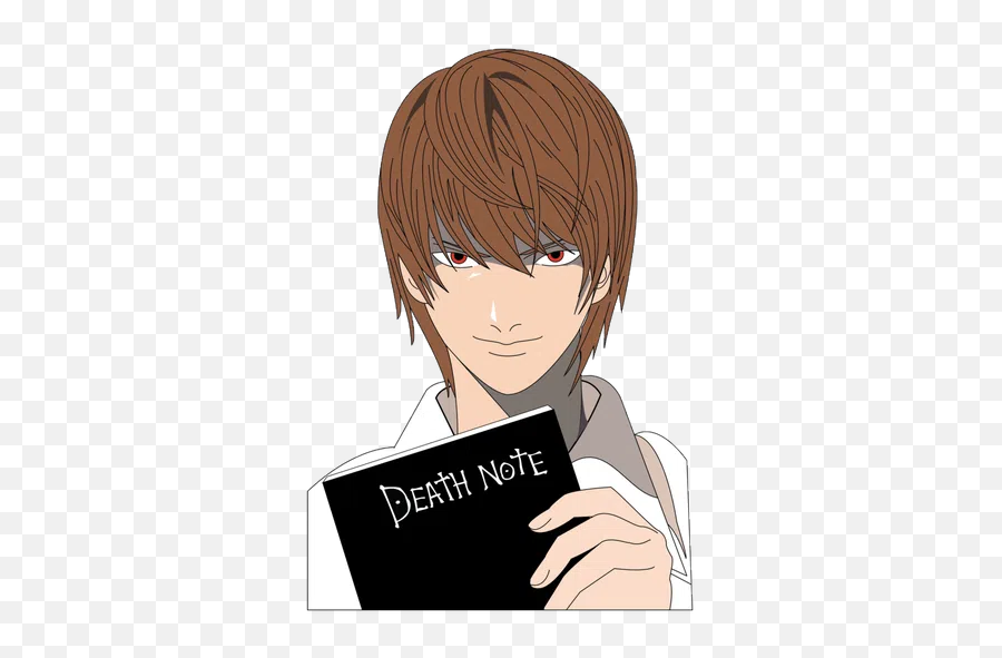 Death Note Anime Whatsapp Stickers - Death Note Stickers Whatsapp Emoji,Bleach Anime Character Stickers Emoticons