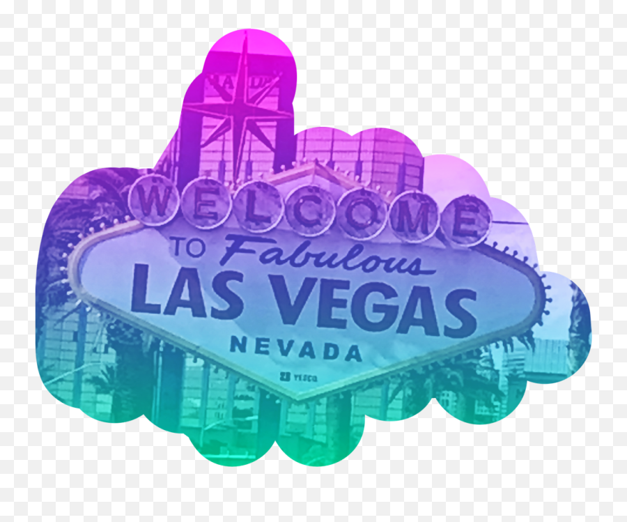 Las Cute Vacation Las Vegas Sticker By Yvettedagenais - Vegas Golden Knights Sign Emoji,Las Vegas Emoji