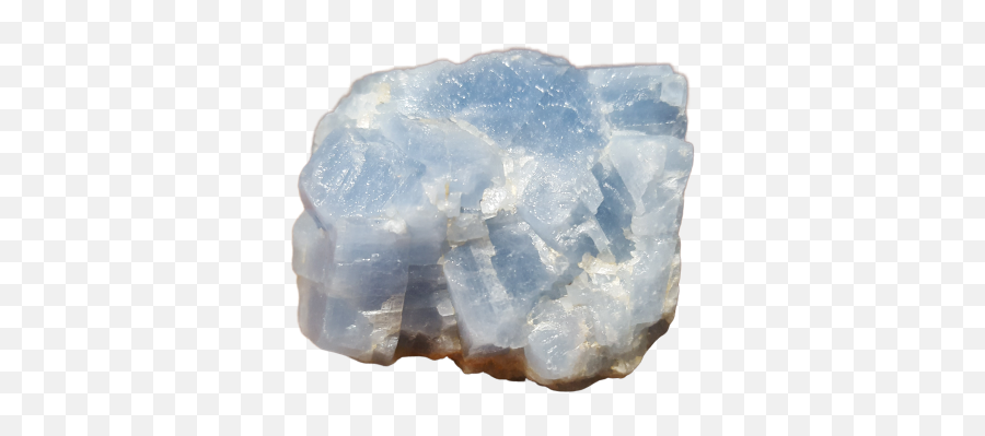 Crystals Natural Raw Blue Calcite - Blue Calcite Crystal Png Emoji,Ice Crystals Emotions