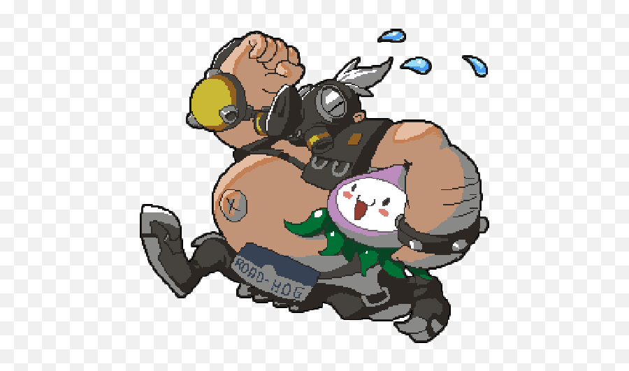 Overwatch On Twitter Roadhog Waifu U003d Best Waifuu2026 - Roadhog Sprays Emoji,Overwatch Emoji